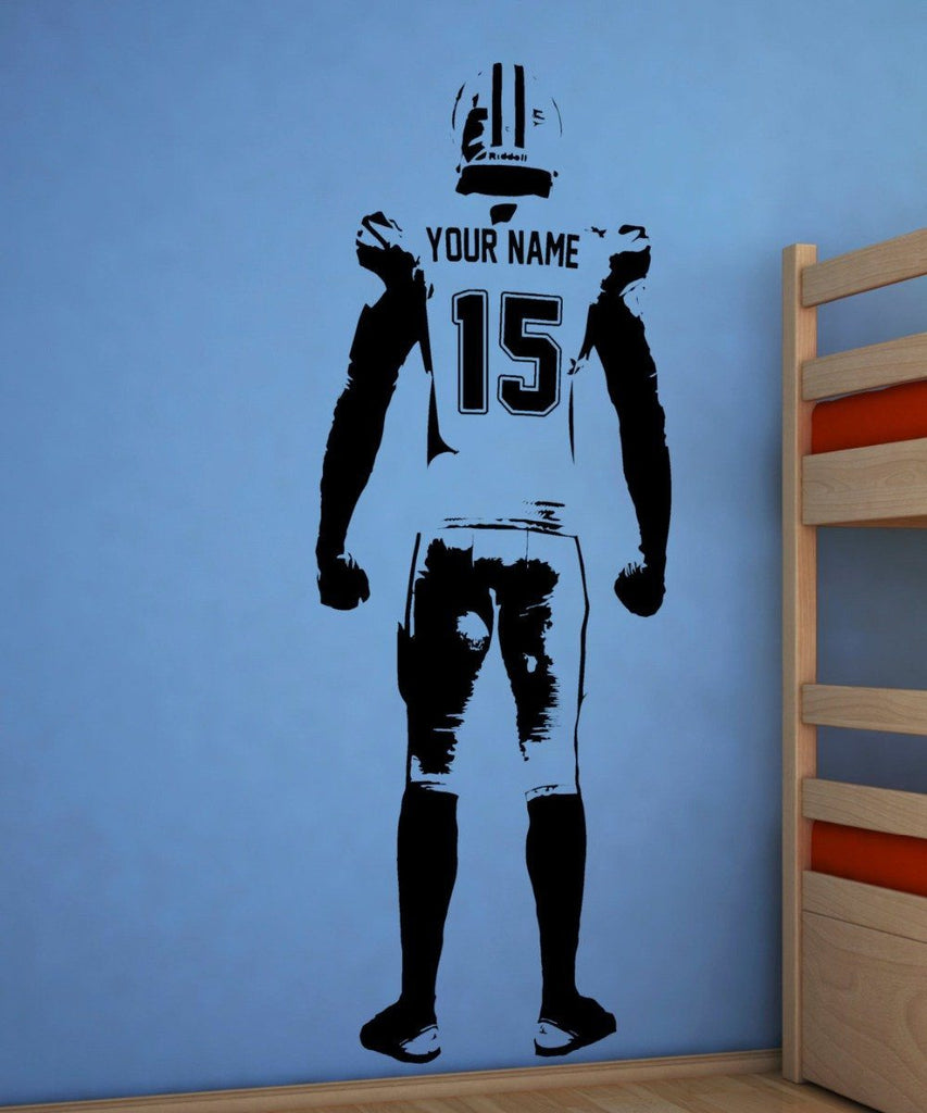 Wall Sticker - Customized name and  number